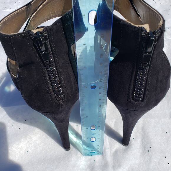 Qupid Black Platform Stiletto High Heels size 8 - Picture 4 of 8